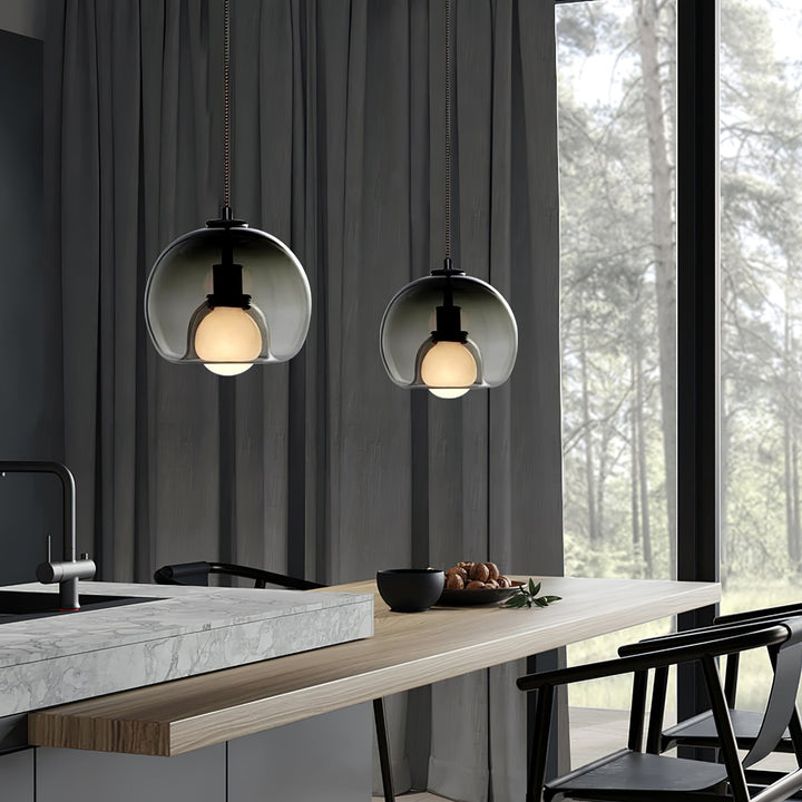 Luvikno | ÉclatPure Pendellampe - Minimalistisk LED Pendellampe for Stylige Rom