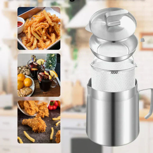 Luvikno | Kompakt Rund Dypfryer – SnackMaster Pro