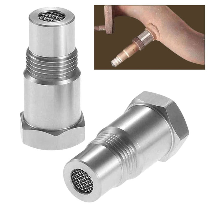 Luvikno | Rustfritt stål O2-sensoradapter for offroad- og showbiler