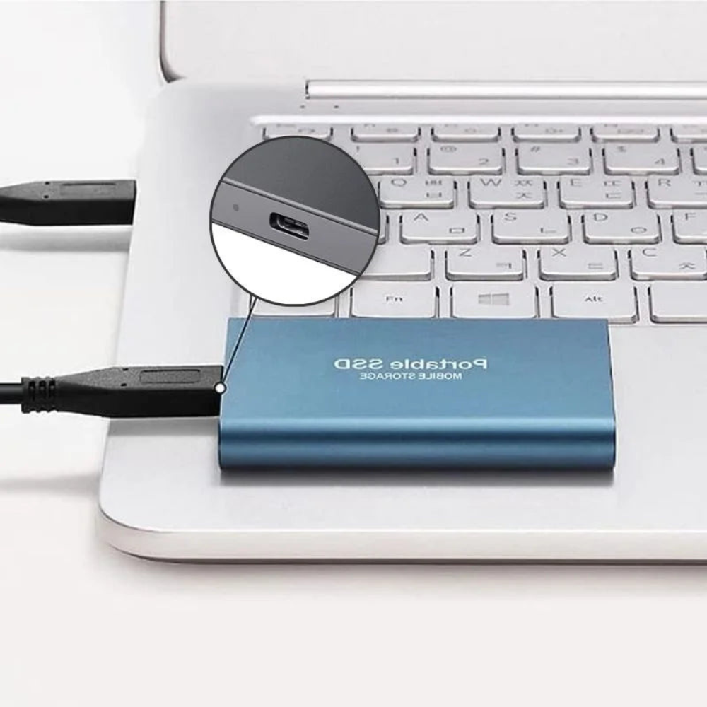 Ekstern SSD-Disk Aluminium Bærbar Lagring Luvikno