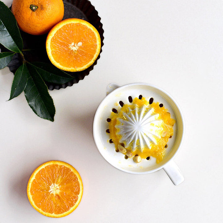 Premium Keramisk Sitruspress – Uanstrengt Håndpressing for Friske Juice | Luvikno