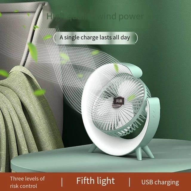 Fan Desktop Rechargeable 2:1 | Luvikno