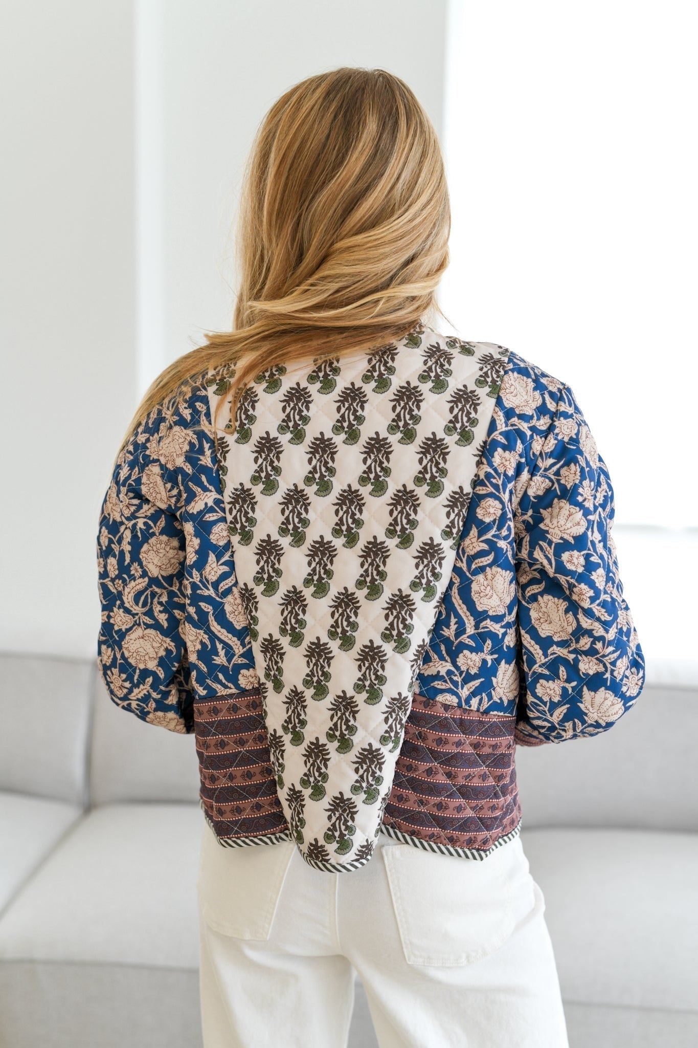 Luvik | Vuorattu Patches-takki - Laivastonsininen Monivärinen