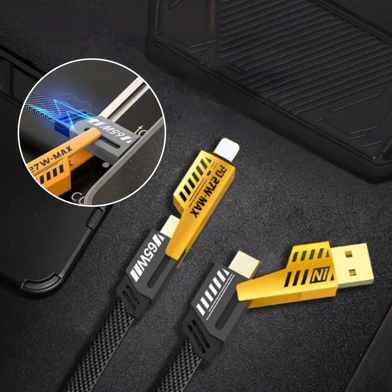 4 i 1 PD 65W Rasklade Kabel🔥Kjøp 2, få 1 gratis🔥 | Luvikno