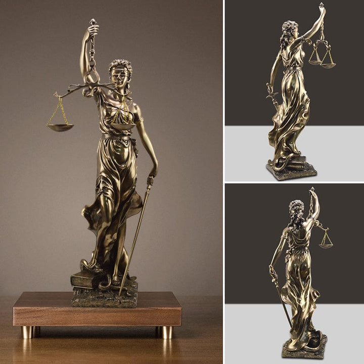 Luvikno | Dekorativ statue av Rettferdighetens Gudinne