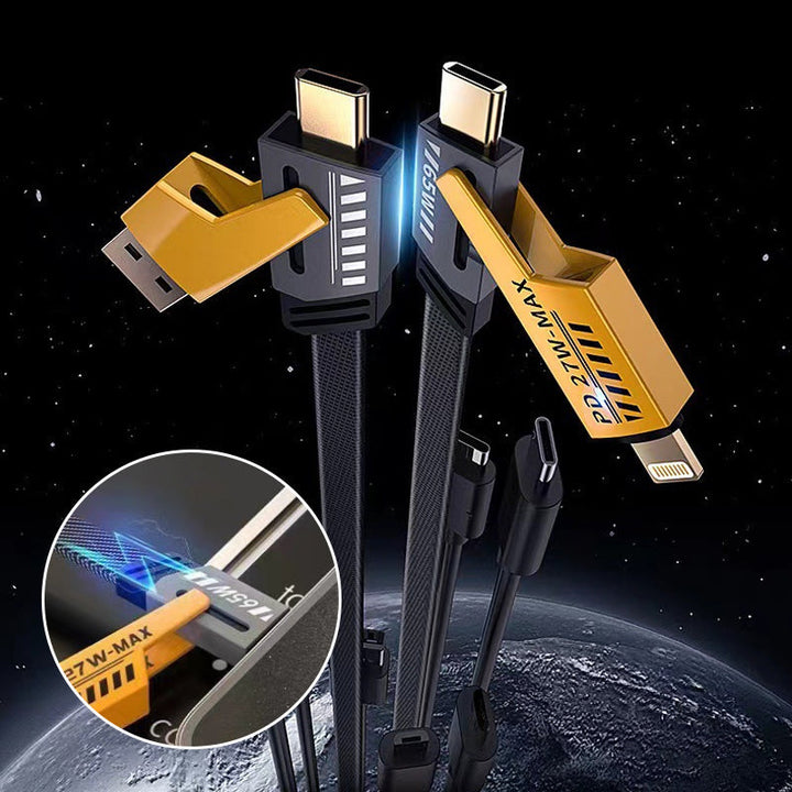 4 i 1 PD 65W Hurtigladekabel | Luvikno