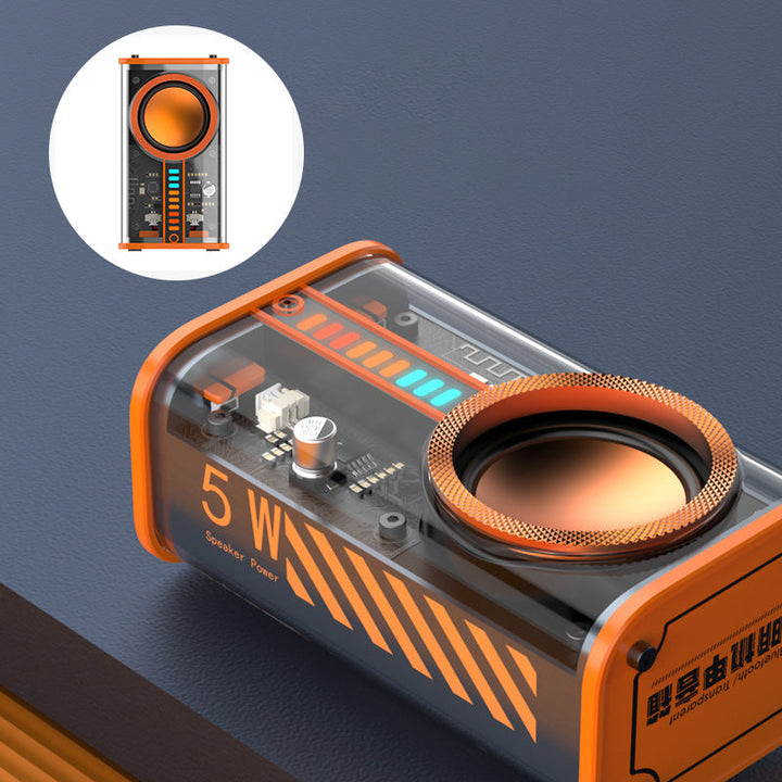Transparent trådløs Mecha Bluetooth-høyttaler | Luvikno