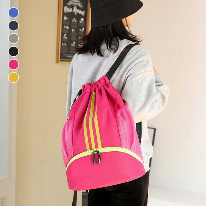 Sport bag laget av nylon med trekkord | Luvikno