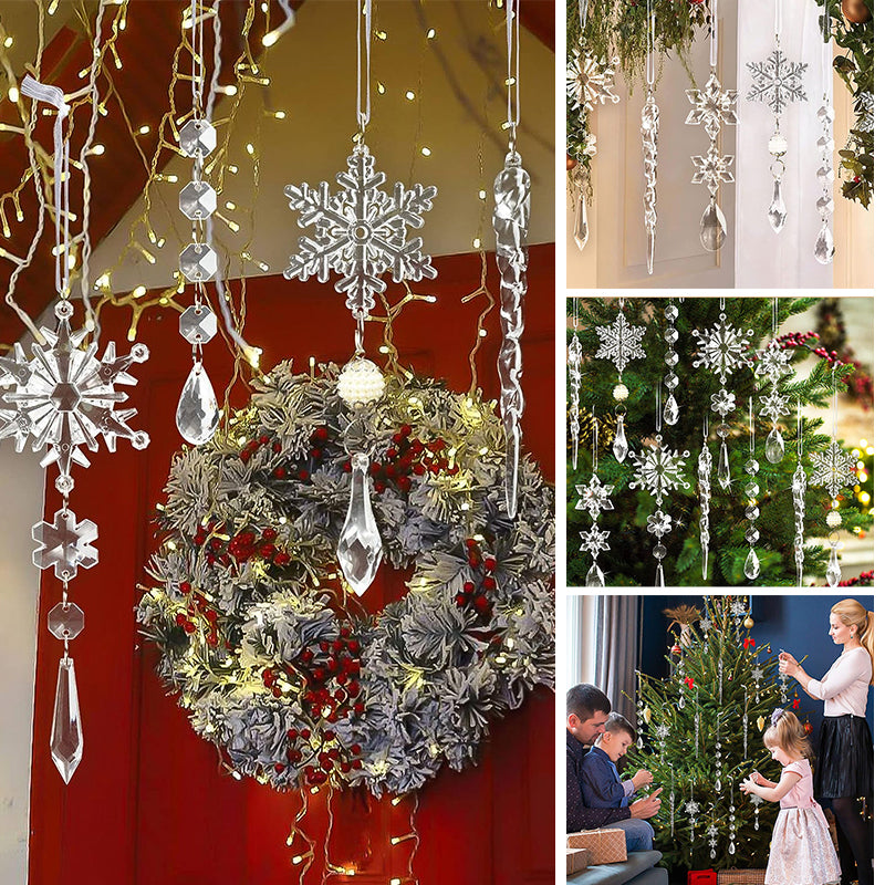 Crystal Christmas Snowflake Decoration | Luvikno