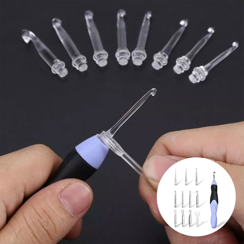 9-i-1 LED opplyst heklesystem | luvikno