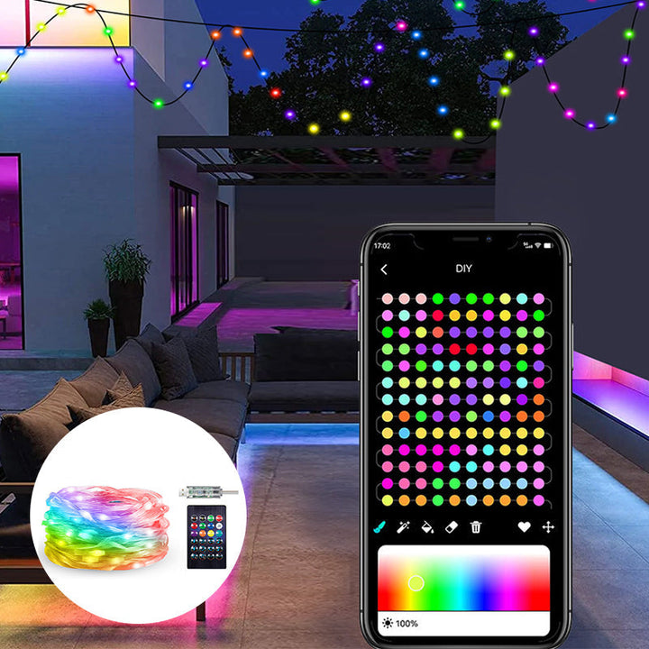 Wi-Fi Bluetooth Smart Led for utendørs | Luvikno