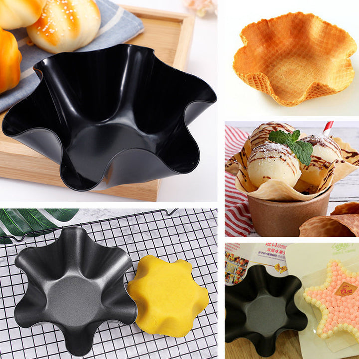 Petal Formet Karbonstål Baking Bowl | Luvikno
