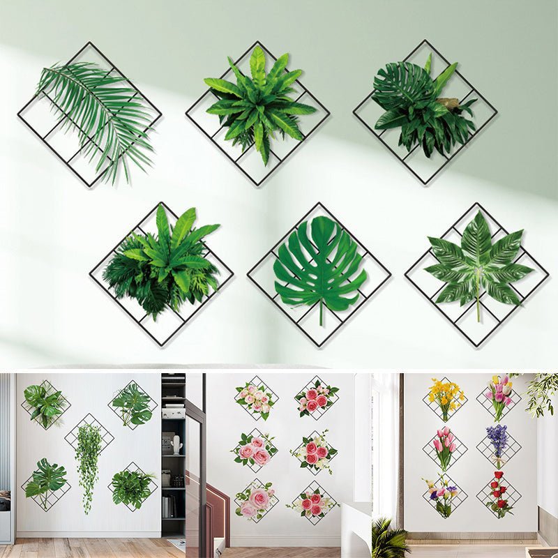 for planter illusjon av realistiske planter stilfullt dekorere | Luvikno