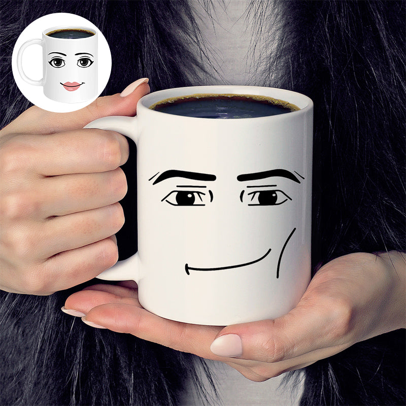 Emoji Printet Keramisk Krus | Luvikno