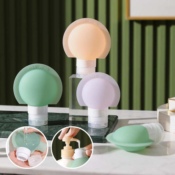 Luvikno | Portable reiseflaske laget av silikon med stor diameter