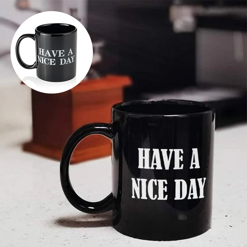 Ha en fin dag kaffekopp midtfinger morsom kopp nyhetsgave | Luvikno