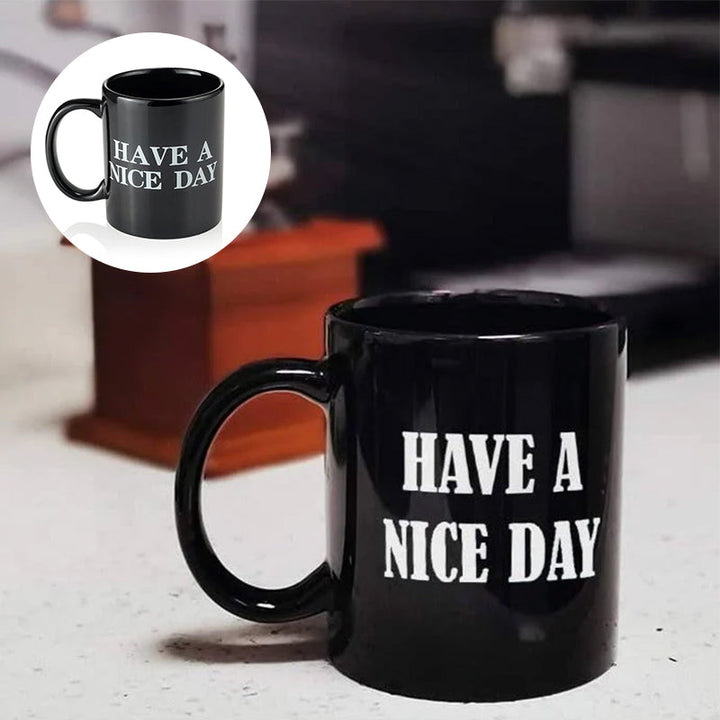 Ha en fin dag kaffekopp midtfinger morsom kopp nyhetsgave | Luvikno
