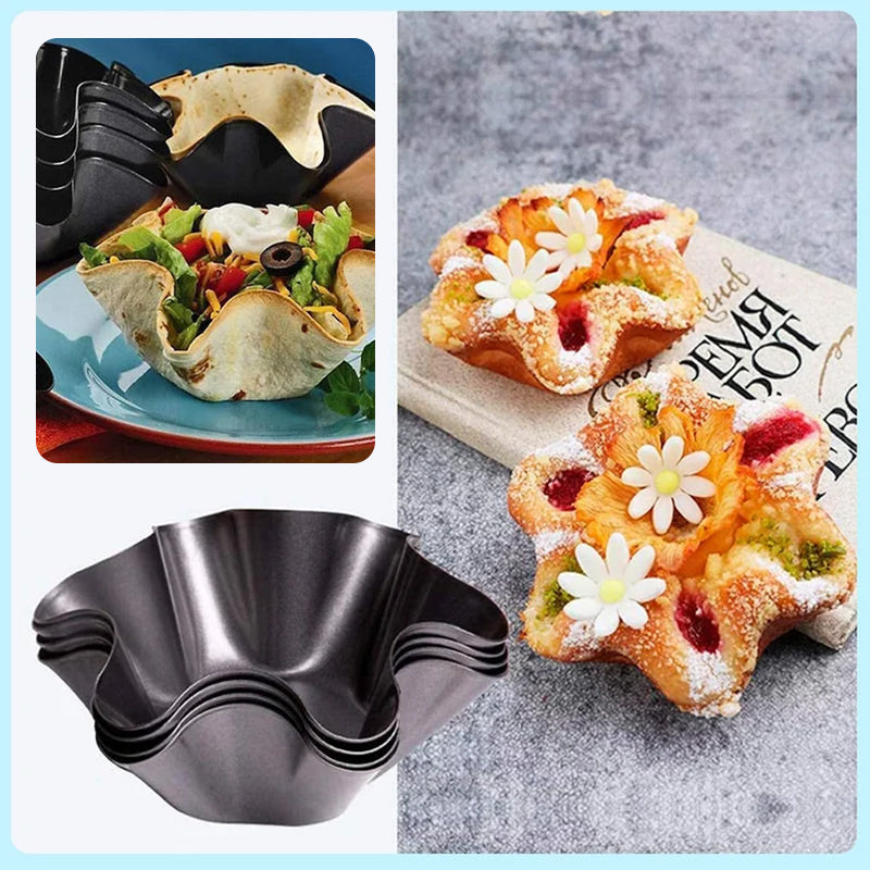 Petal Formet Karbonstål Baking Bowl | Luvikno