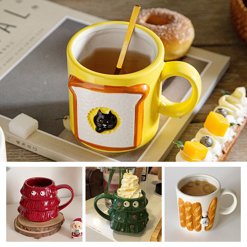 Kreativ Store Big Eyes Juletrad Mug | Luvikno