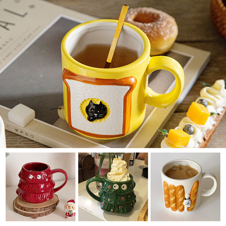 Kreativ Store Big Eyes Juletrad Mug | Luvikno