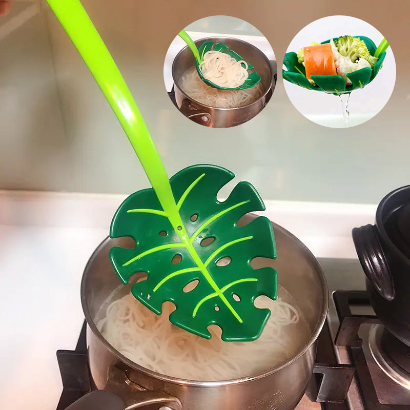 Grønn Leaf Silduk | Luvikno