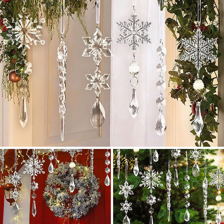 Crystal Christmas Snowflake Decoration | Luvikno