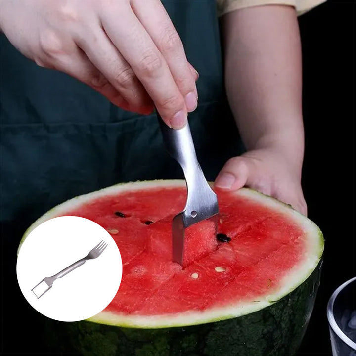 Vannmelon slicer gaffel 2 i 1 | Luvikno