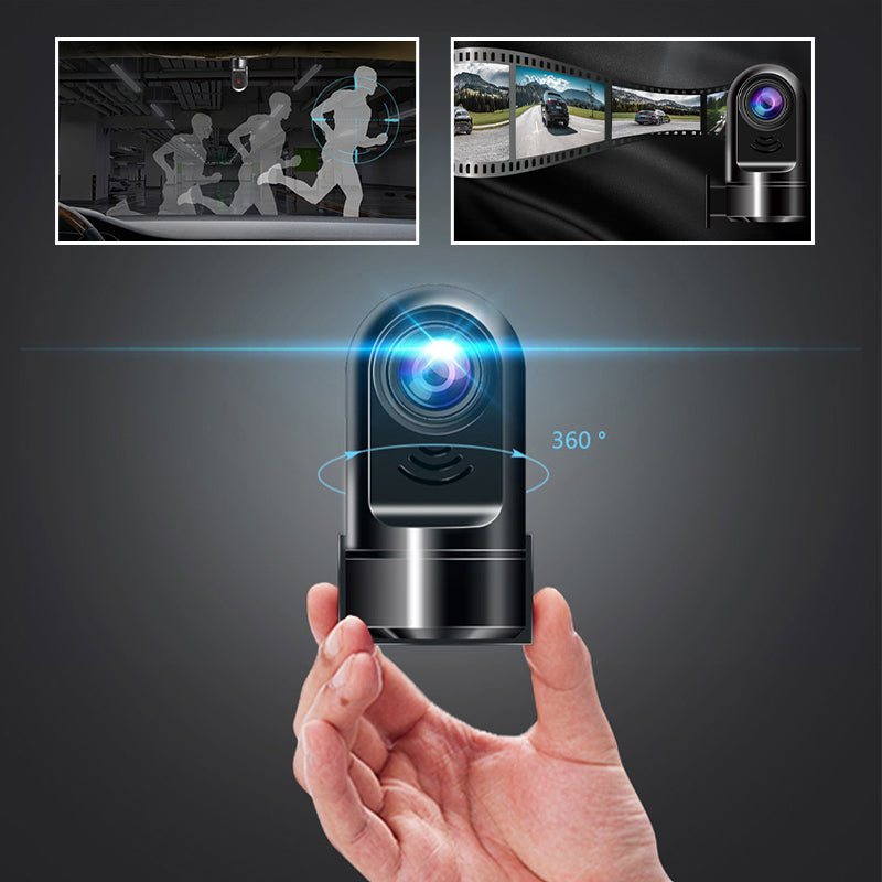 Luvikno | 1080P HD Mini ADAS Dashcam med 360° roterende funksjon