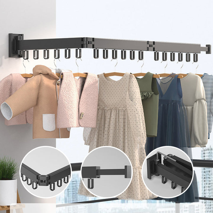 Aluminiumlegering Foldsirkelkrok Tørkestativ | Luvikno