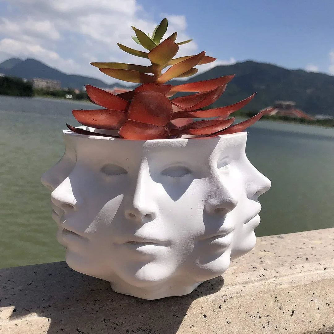 Moderne Ansiktsdesign Pot Luvikno