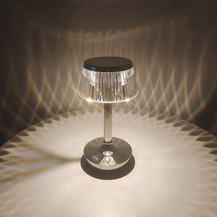 Luvikno | Krystallpendel - Oppladbar Trådløs Bordlampe