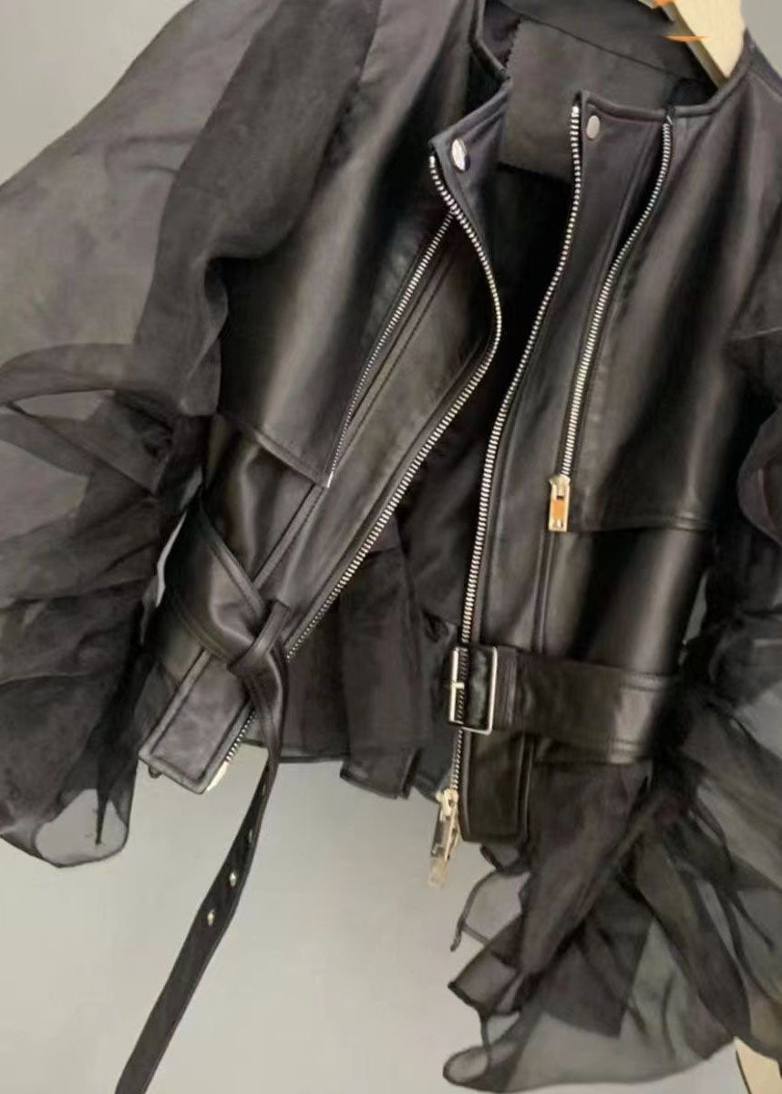 Luvik | Viskoosimainen lämmitysjakku mustilla verkkohihnoilla vuorattu