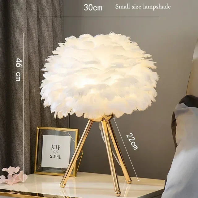 Luvikno | Luksus Gåsedunlampe – Naturlig Elegant Belysning