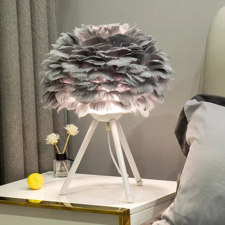 Luvikno | Luksus Gåsedunlampe – Naturlig Elegant Belysning