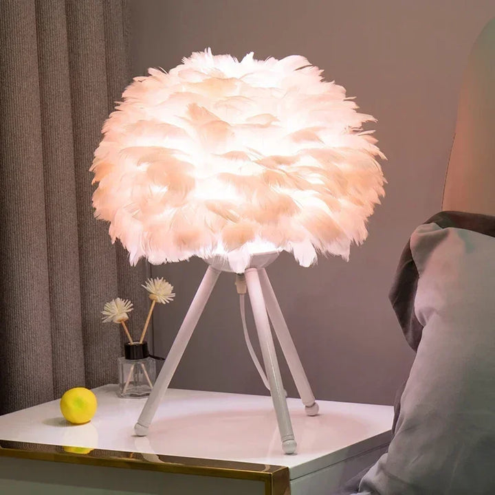 Luvikno | Luksus Gåsedunlampe – Naturlig Elegant Belysning