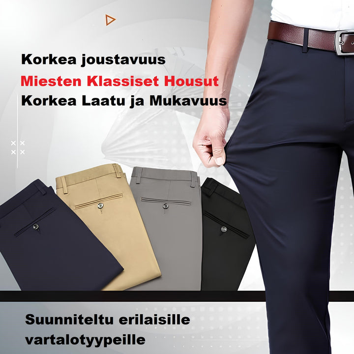 Luvik | Joustavat Miesten Klassiset Housut