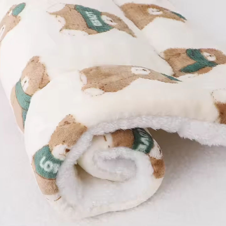 Vaskbar hundteppe mykt og sklisikkert ideelt for sofa seng og bil Luvikno