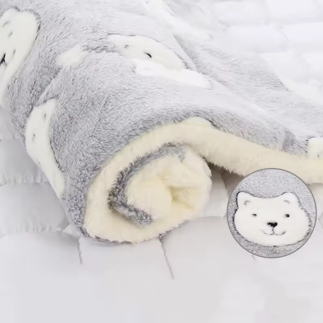 Vaskbar hundteppe mykt og sklisikkert ideelt for sofa seng og bil Luvikno