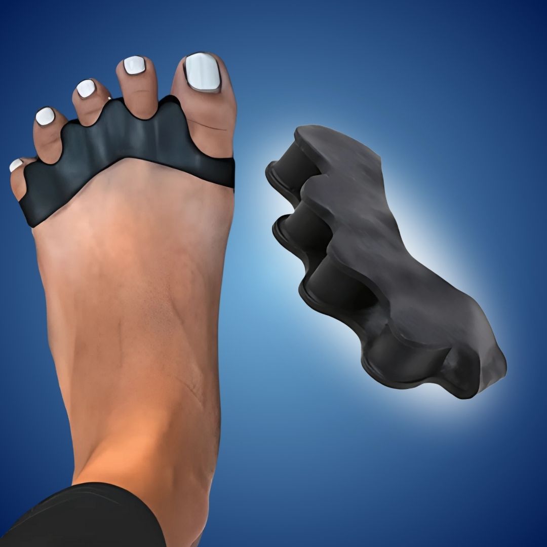 FlexAlign Tå Separator | Tå Justering og Smertelindring – Ideell for Hallux Valgus - Overlappende Tær - og Fot Komfort Luvikno