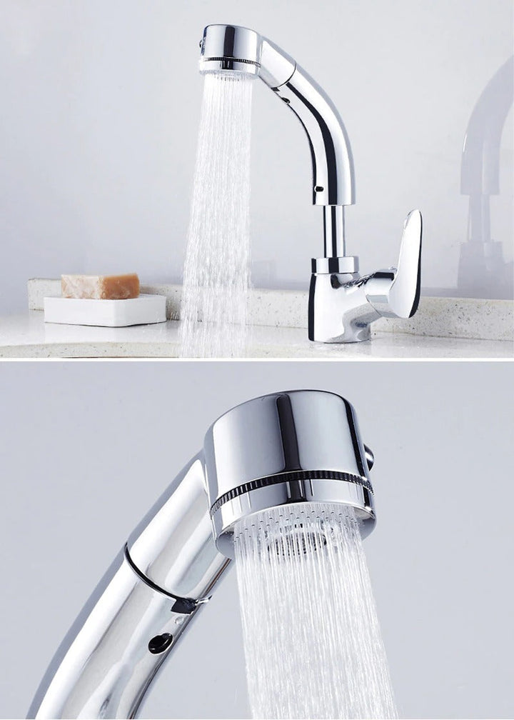 Luvikno | FlexiStream Justerbar Badkran Utrekks Elegant Finish