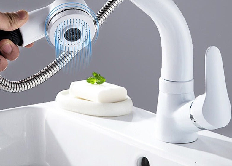 Luvikno | FlexiStream Justerbar Badkran Utrekks Elegant Finish