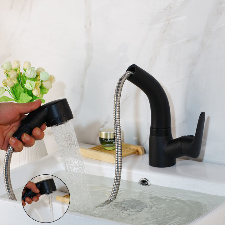 Luvikno | FlexiStream Justerbar Badkran Utrekks Elegant Finish