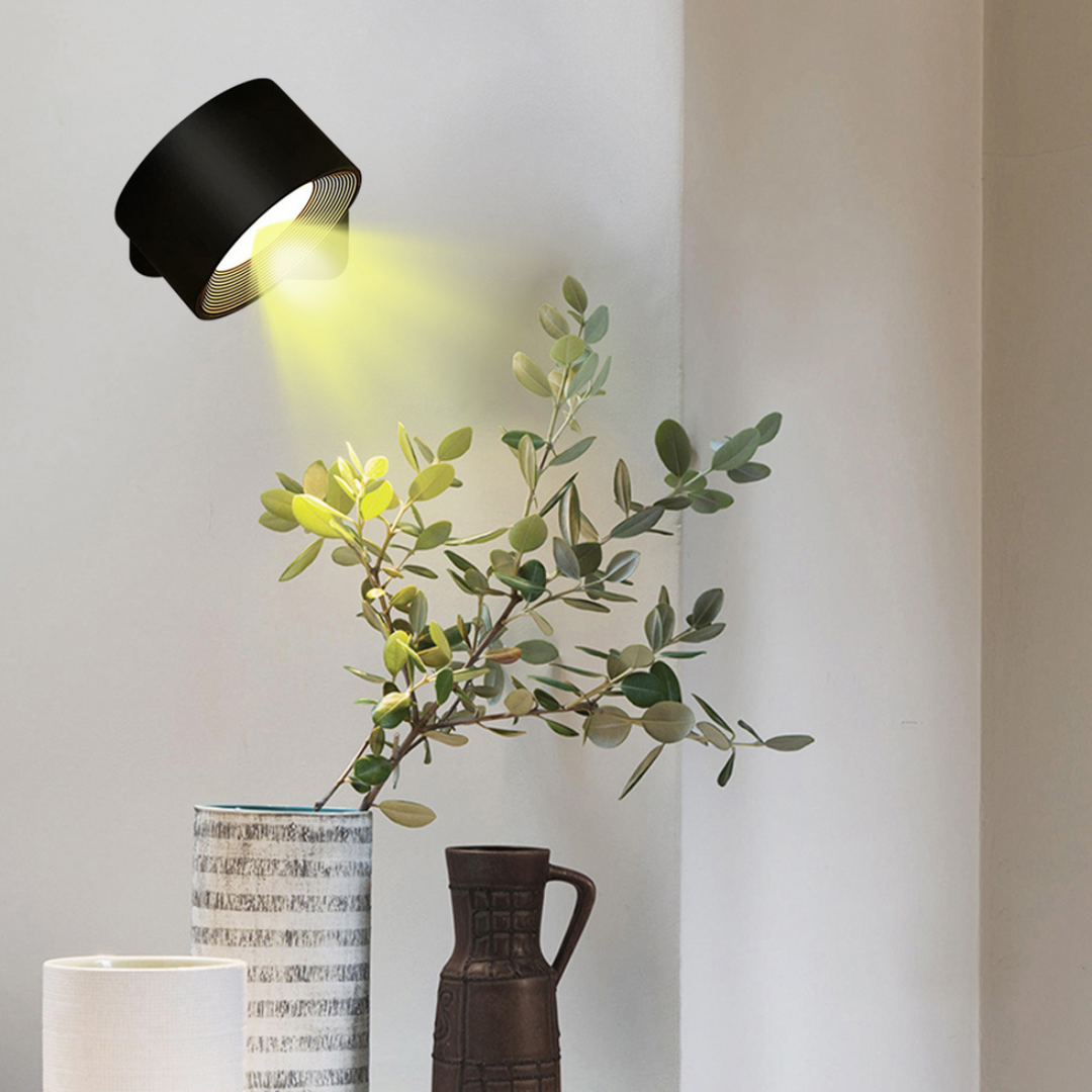 Luvikno | Flexilight Trådløs Vegglampe Berøring 360 Rotasjon