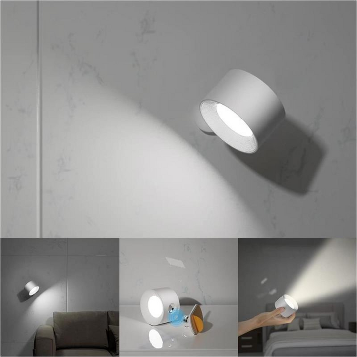 Luvikno | Flexilight Trådløs Vegglampe Berøring 360 Rotasjon