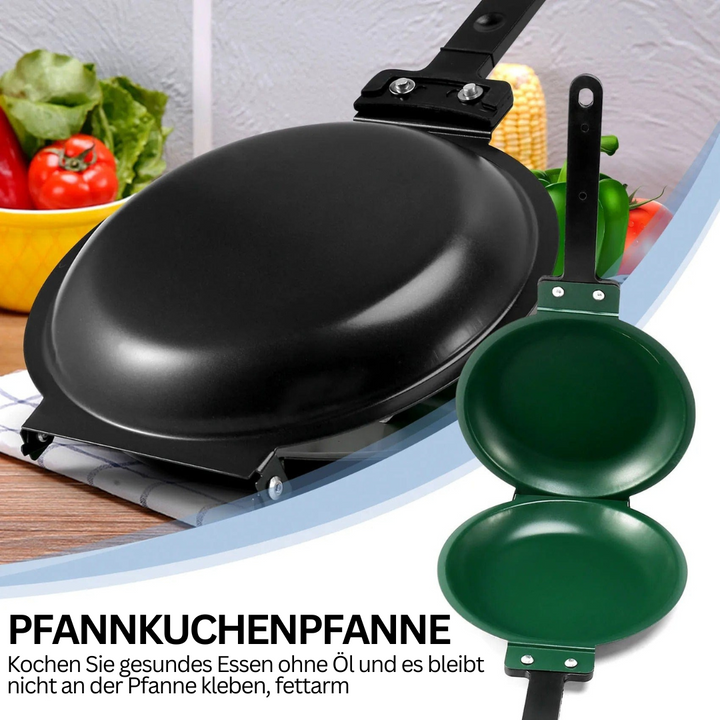 Luvikno | Dobbeltsidig Non-Stick Stekepanne - FlipMaster