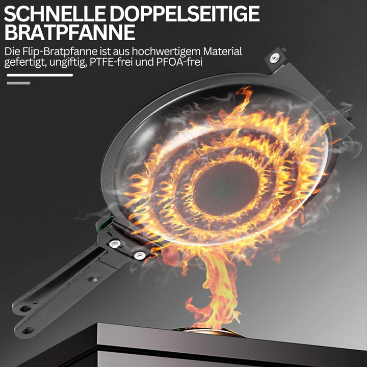 Luvikno | Dobbeltsidig Non-Stick Stekepanne - FlipMaster