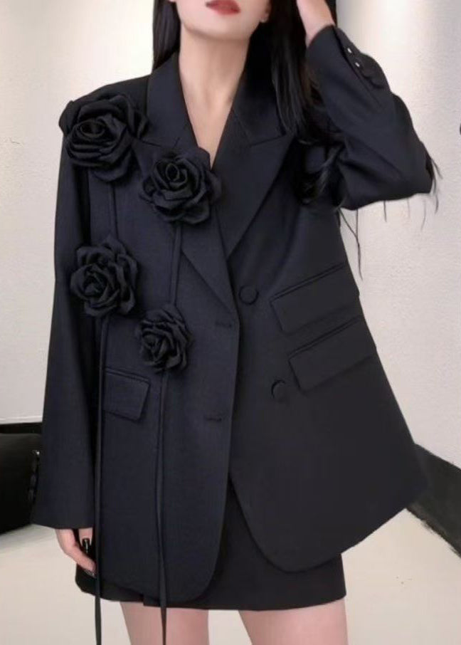 Luvik | Lilas Col Peter-Pan Napit Spandex Takit