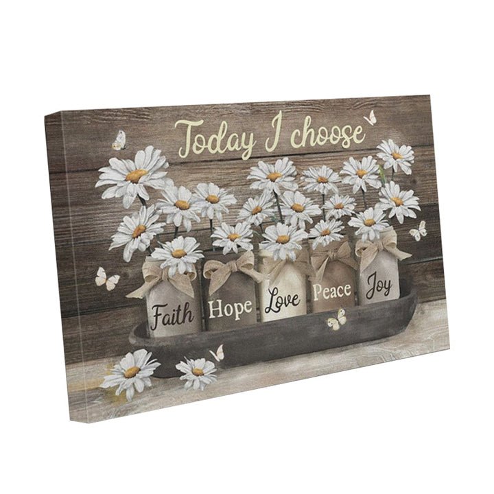 Floral dekorativ maling kjerne lerret | Luvikno