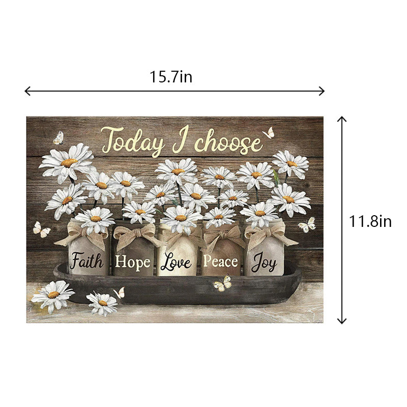 Floral dekorativ maling kjerne lerret | Luvikno