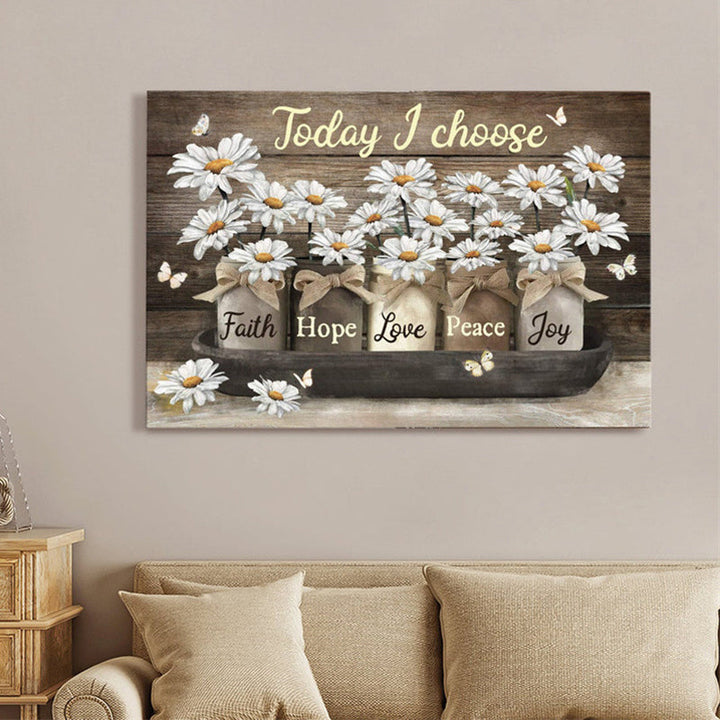 Floral dekorativ maling kjerne lerret | Luvikno